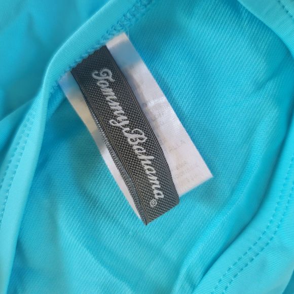 Tommy Bahama Women's One Piece Swimsuit Blue Size 10 - Picture 3 of 4